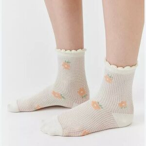 (2) Casa Clara Peachy Crew  Socks
